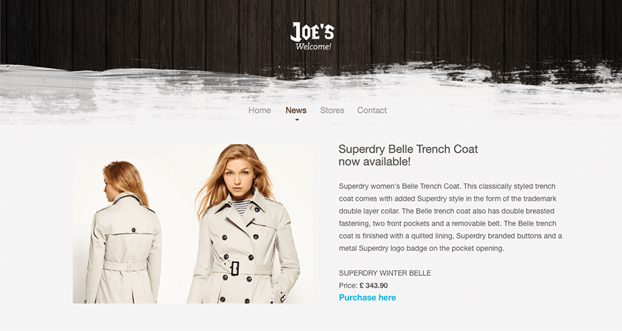 Sell on your own website