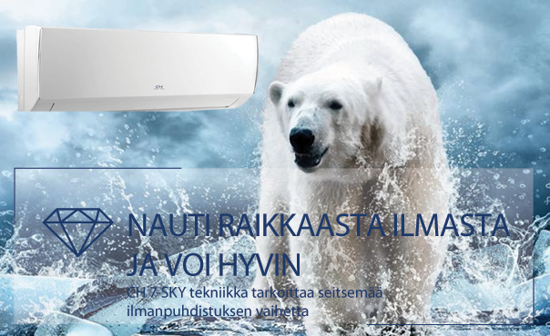 Jäähdytyslaitteiden kysyntä yllätti! Nyt tarjouksessa Cooper&Hunter Veritas 07 alkaen 399e!