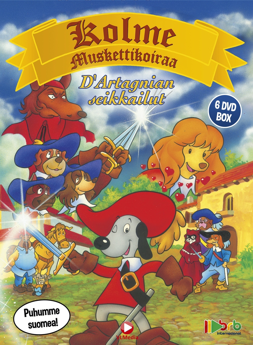 Kolme Muskettikoiraa D Artagnian Seikkailut Dvd Box Vlmediashop