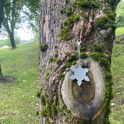 Heijastin, lumihiutale 1