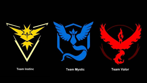Pokemon Go Team lippikset