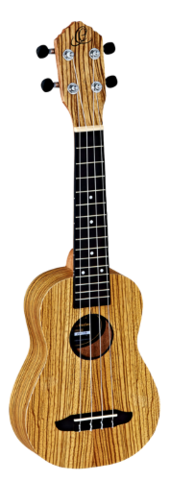 Ortega RFU-10Z  ukulele, sopran storlek- zebrawood