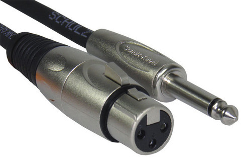 ALPHA AUDIO Mikrofonsladd XLR-6,3mm plugg