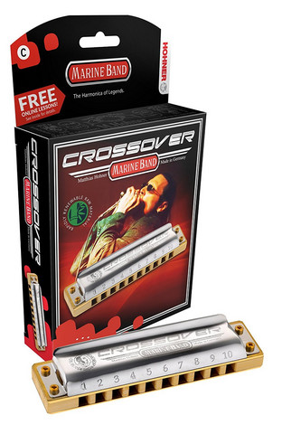 Huuliharppu  Hohner Marine Band Crossover D-duuri