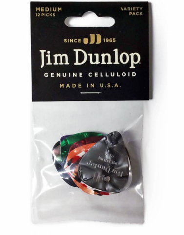 Dunlop Celluloid Medium Variety Pack