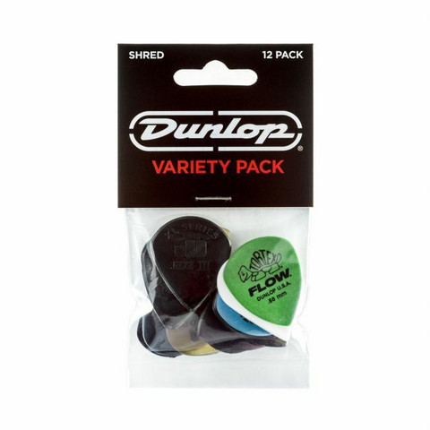 Dunlop plektrum Shred Variety Pack för gitarr