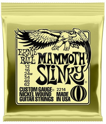 ERNIE BALL Mammoth  Slinky 012 -062  Strängset för elgitarr