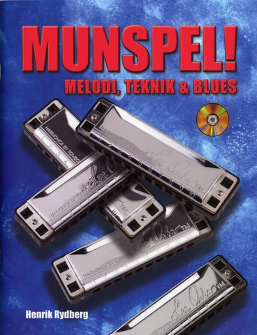MUNSPEL Melodi, Teknik & Blues Bok + CD
