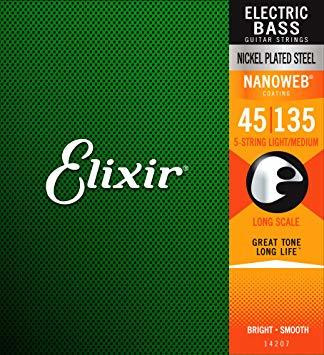 Elixir  NWB5  Nanoweb 045-135 till 5-strängad elbas