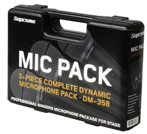 Supreme DM358 Vocal Mic Pack -mikrofoni