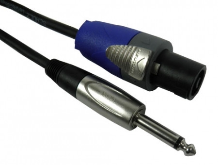 SCHULZKABELBWMS 10 Kaiutinjohto Speacon-6,3mm plugi 10 m