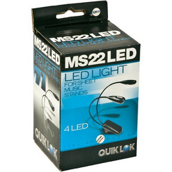 Notlampa QUIKLOK MS22LED dubbel svanhals
