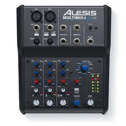 Alesis MultiMix 4 USB FX 4-Channel Mixer with Effects & USB