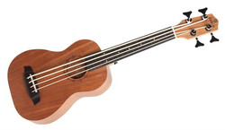 Kokio:Ukulele basso-elektroakustinen-laukulla