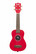 Kala Ukadelic Cherry Bomb Soprano Ukulele + gigbag