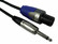 SCHULZKABELBWMS 10 Kaiutinjohto Speacon-6,3mm plugi 10 m