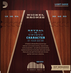 Daddario NB1253 Nickel Bronze Set