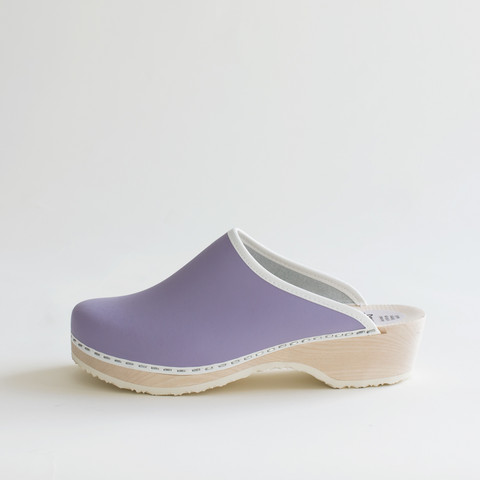 lavender clogs