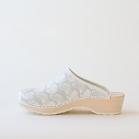 Clogs Feather, grey