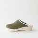Clogs, olive (nubuck)