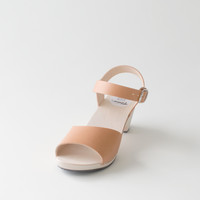 Wooden sandal Paula, caramel (vegetable-tanned)