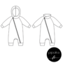 Jumpsuit pattern 44-140cm, pdf file pattern