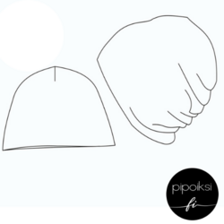 Wrinkled and normal beanie 34-64cm, pdf file pattern