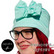 Custom made. Cap beanie with rosette. Several colors. XS-XXXL
