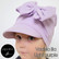 Custom made. Cap beanie with bow. Several colors. XS-XXXL
