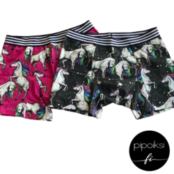 Ready made boxers. Myytti, pink and black. S-XXXL