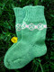 Tulentallojat lasten sukat, vihreä