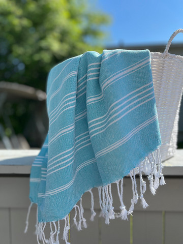 Hand/Face Hammam Towel Sultan Premium Baby Blue