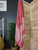 Hamam-pyyhe Aegean Punainen 180 x 100, 100%puuvillaa