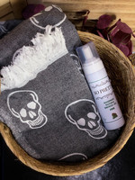 Jacquard Skull Hamam Handduk & Tvål Paket