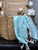 Sultan Slim Hammam Hand Towel Aqua