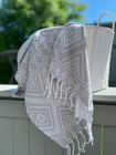 Oriental Hammam Hand Towel Hand-loomed Dusty Grey