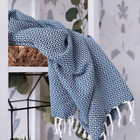 CRYSTAL Hammam-Towel Handloomed Petrol