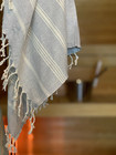 Sultan Slim Hammam Hand Towel Light Grey