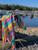 Hamam-pyyhe Beach Stripe Lollipop 95 x 188, 100% puuvillaa
