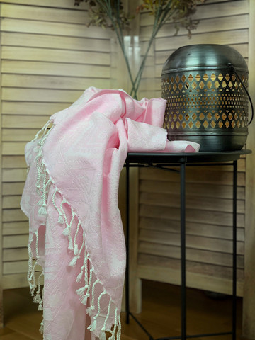 Hamam Handduk Oriental Rosa Handvävda
