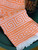 Jacquard Hammam Towel Greek Orange