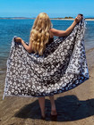 Hammam Towel Jacquard Leopard Black