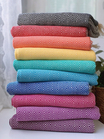 Diamond Hammam Towel Set 10 pcs