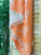 Jacquard Hammam Towel Skull Orange
