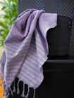 Hamam-pyyhe Big Diamond Lila 180 x 100, 100%puuvillaa