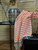 Zebra Slim Hammam Towel Orange