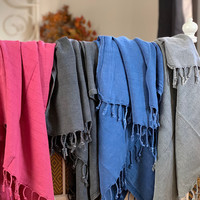 Hammam Towel Set Stonewashed TREND 4 pcs