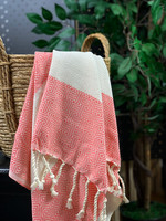 Timantti Hamam-Käsipyyhe Korallinpinkki