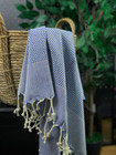 Pastel Hammam Hand Towel Ocean Blue