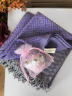 Big Diamond Hammam Towel & Hand made Cupcake Soap Set